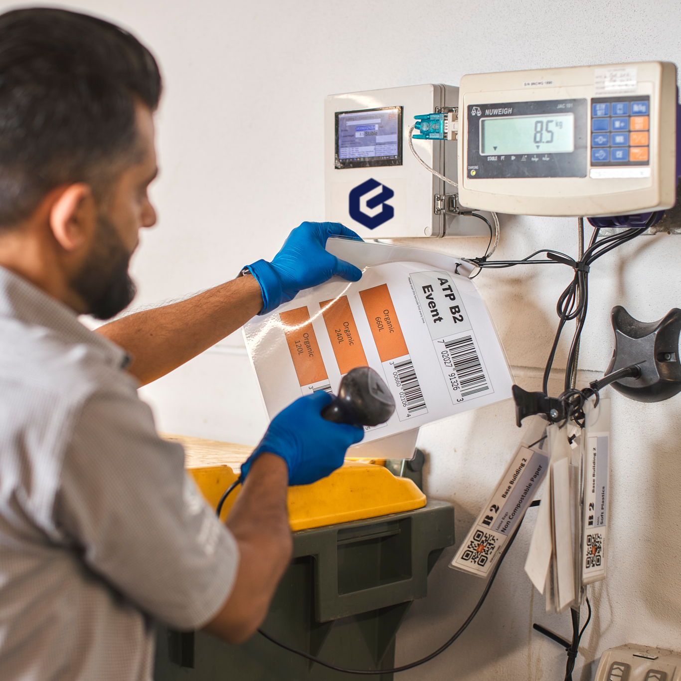 Cleaner scanning point